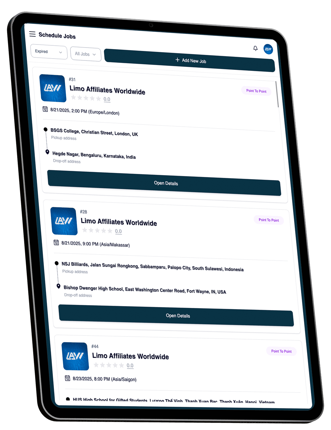 LAW market jobs dashboard
